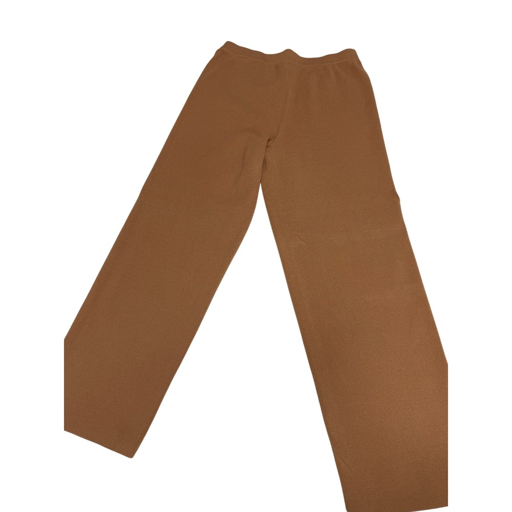Wynne Layers, Brown Wide leg Knit Pants, Women's Large - Picture 2 of 5